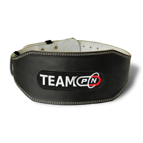 PURE NUTRITION - BELT CLASSIC - LEATHER PADDED - 15 cm